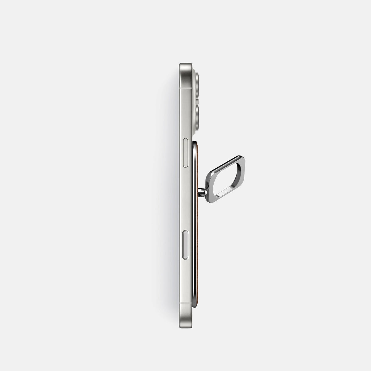MagSafe Ring For iPhone 18 Pro In Calf -3 | Caramel-Steel