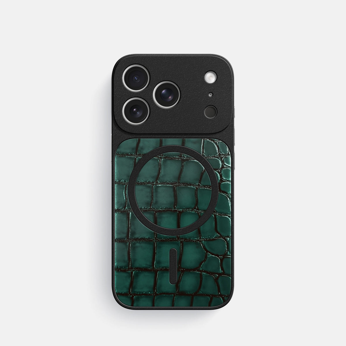 MagSafe Mask For iPhone 18 Pro In Patina Alligator -3 | Green