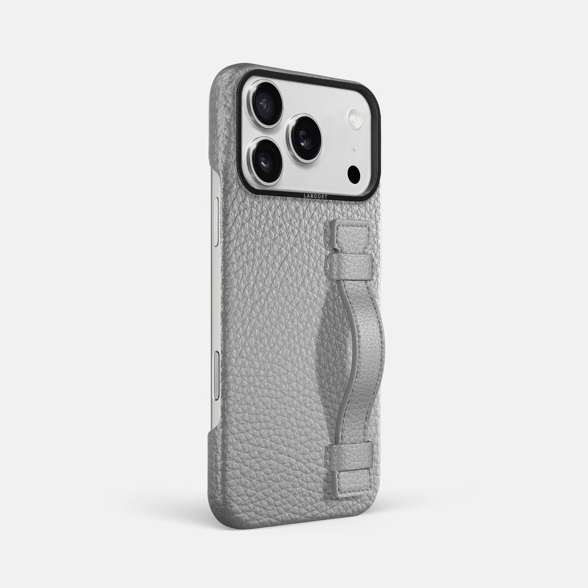 Handle Case For iPhone 18 Pro Max In Calf -2 | Nuage-Black