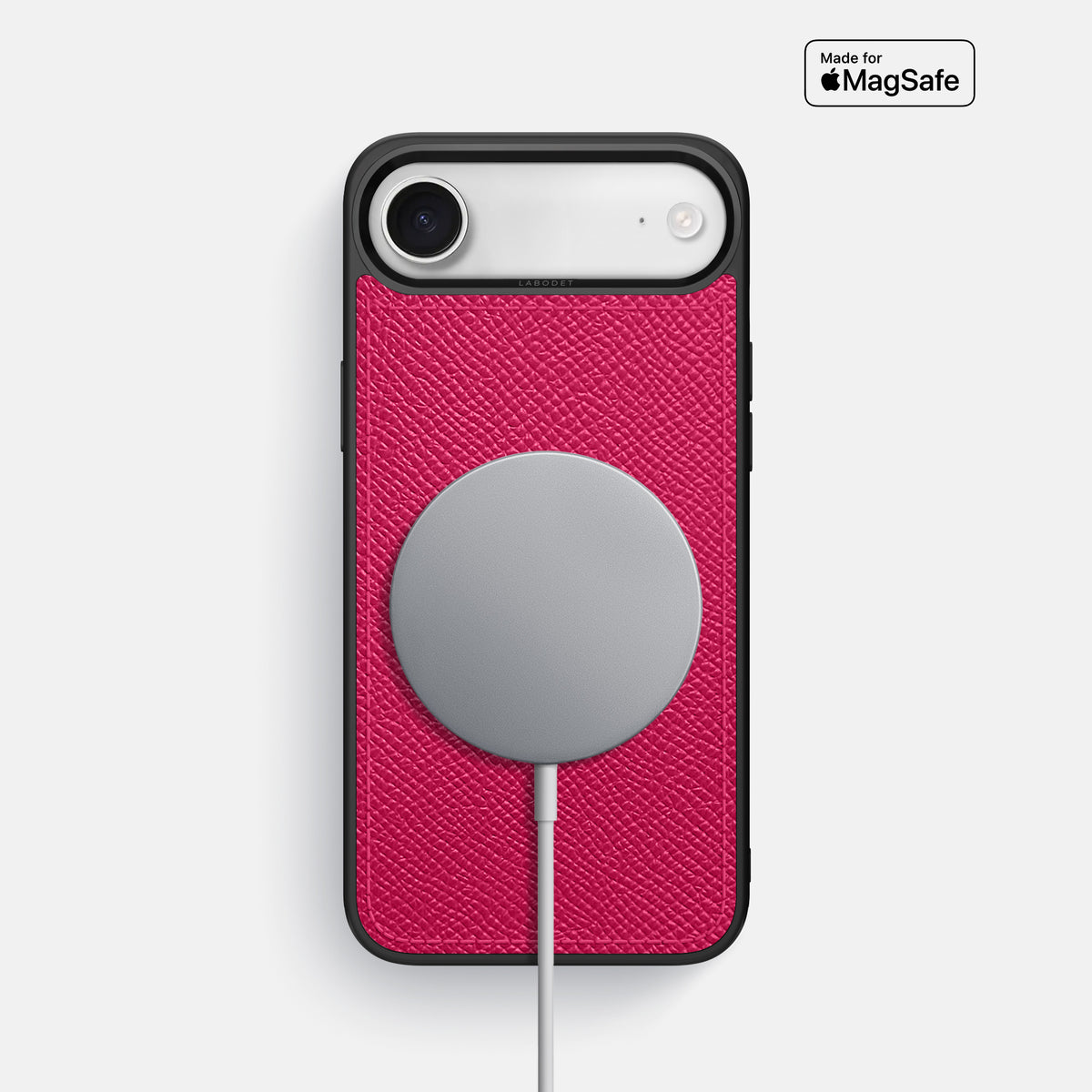 Sport Case For iPhone 17 Air In Epsom-Style Calf -5 | Fuchsia
