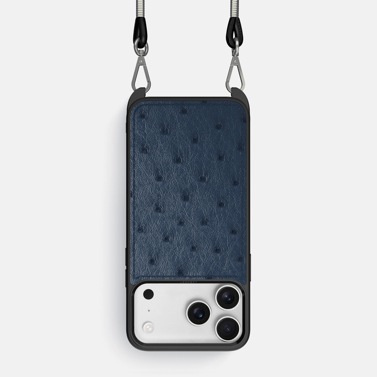 Crossbody Sport Case For iPhone 17 Pro In Ostrich -1 | Navy-Blue