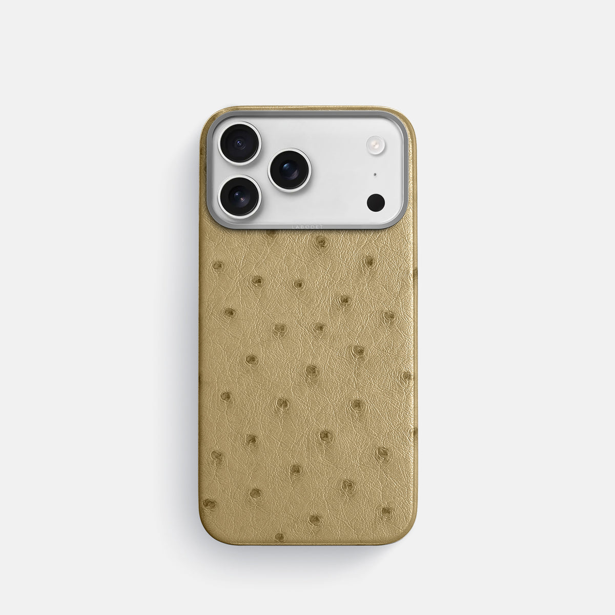 Classic Case For iPhone 17 Pro In Ostrich -1 | Desert-Sand-Steel