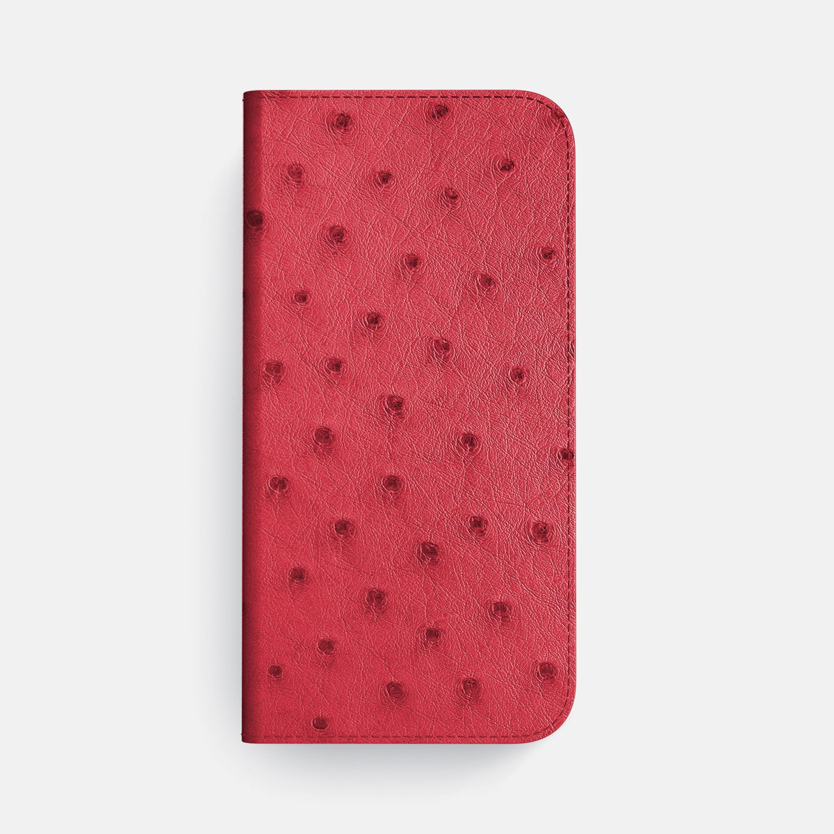 Folio Slim Case For iPhone 18 Pro Max In Ostrich -4 | Red