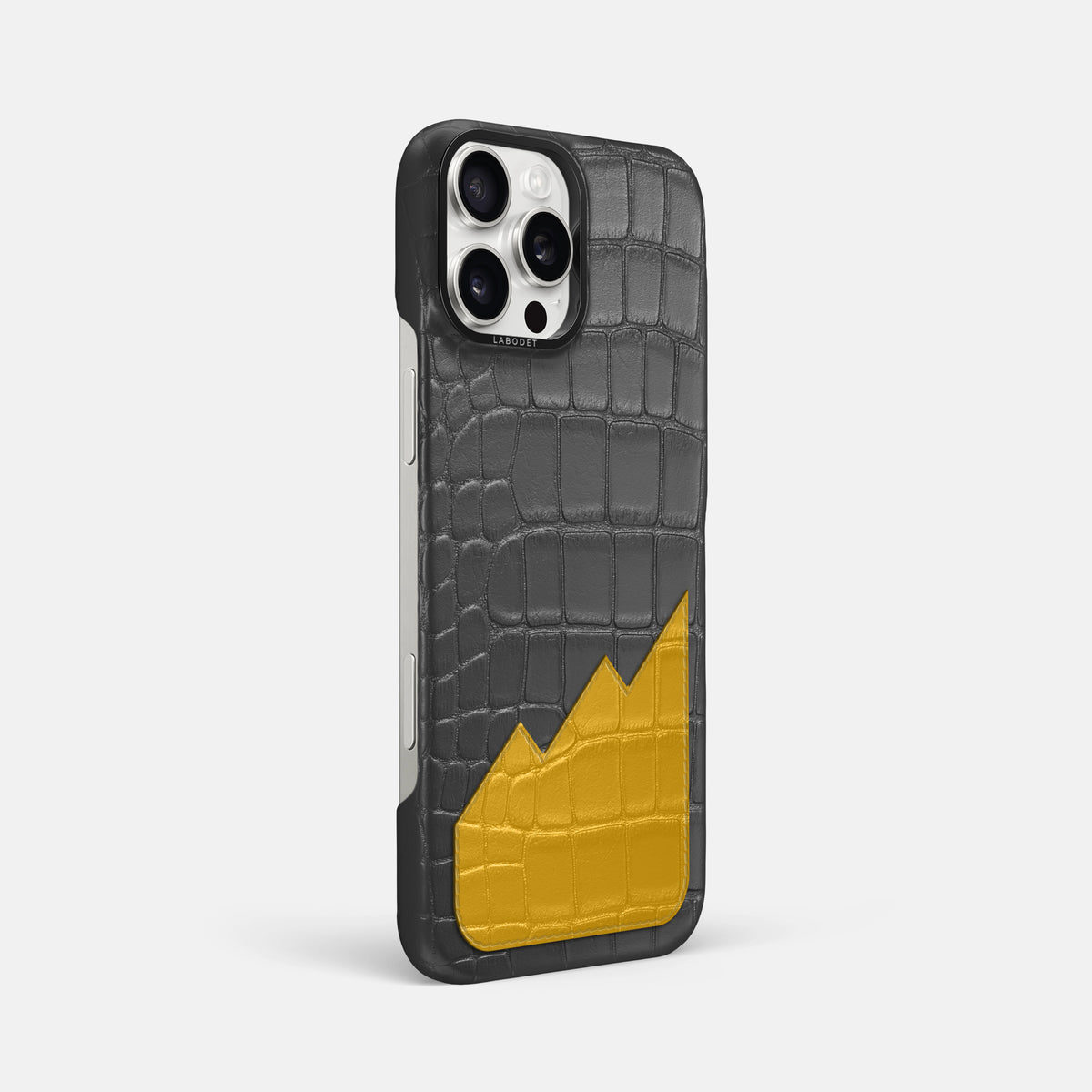 Classic Case With UpOnly For iPhone 16 Pro Max In Alligator -2 | Grey-Black