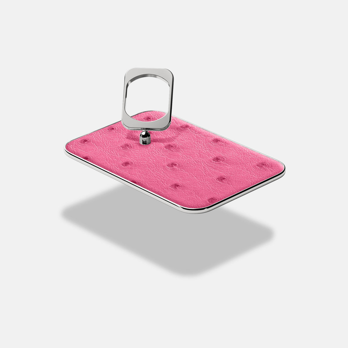 MagSafe Ring For iPhone 17 Air In Ostrich -4 | Pink-Steel