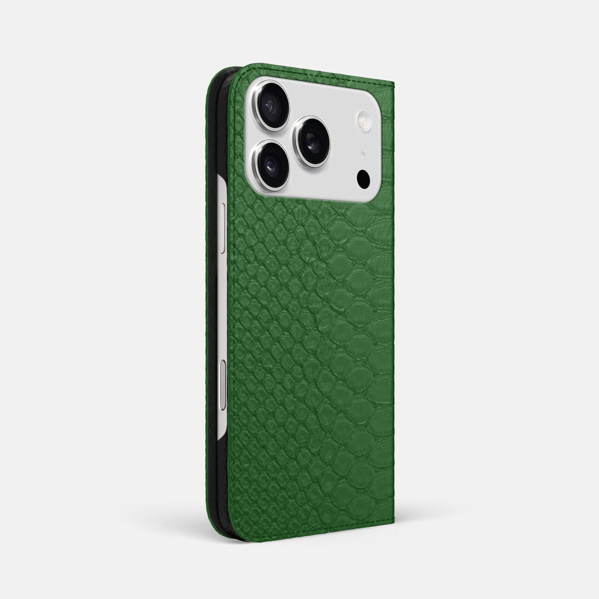 Folio Slim Case For iPhone 18 Pro Max In Python -1 | Green
