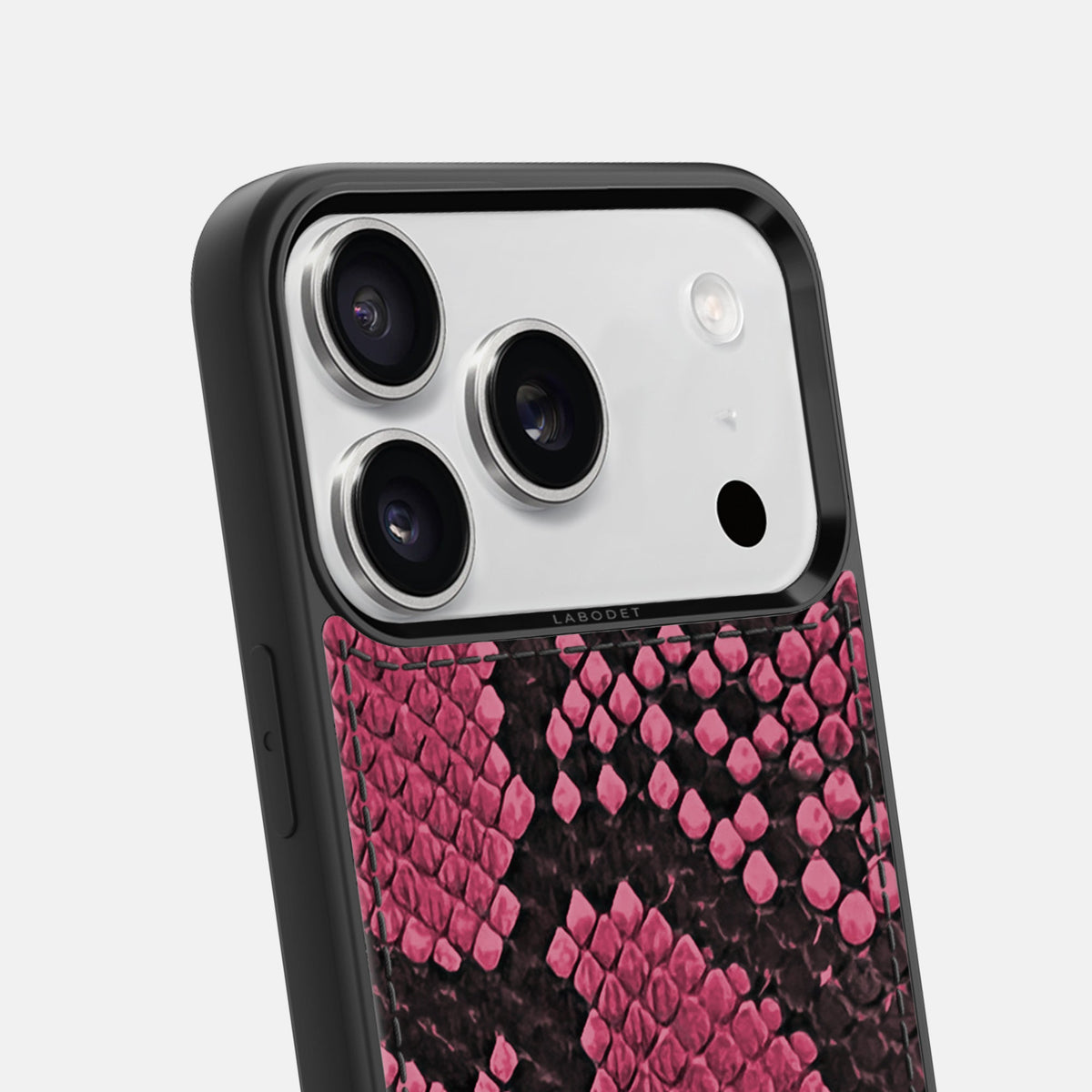 Sport Case For iPhone 18 Pro Max In Deluxe Python -6 | Burgundy
