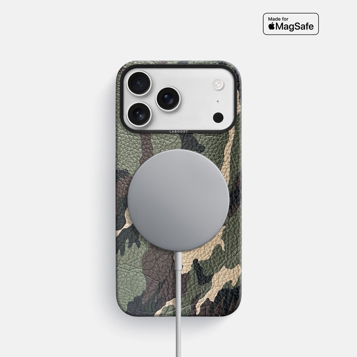 Classic Case For iPhone 18 Pro In Calf -5 | Camouflage-Black