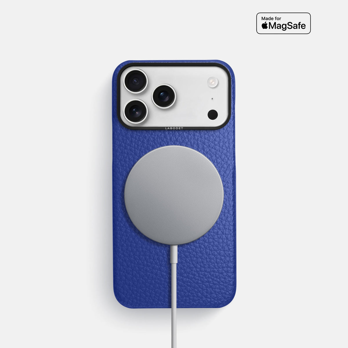 Classic Case For iPhone 18 Pro In Calf -5 | Royal-Blue-Black