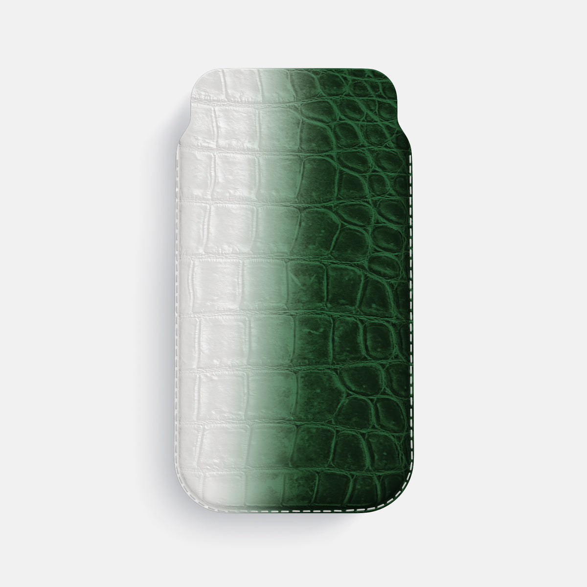 Pouch Case For iPhone 17 Pro Max In Himalayan Crocodile -1 | Green