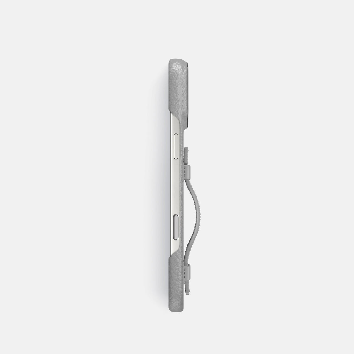 Handle Case For iPhone 18 Pro In Calf -3 | Nuage-Steel