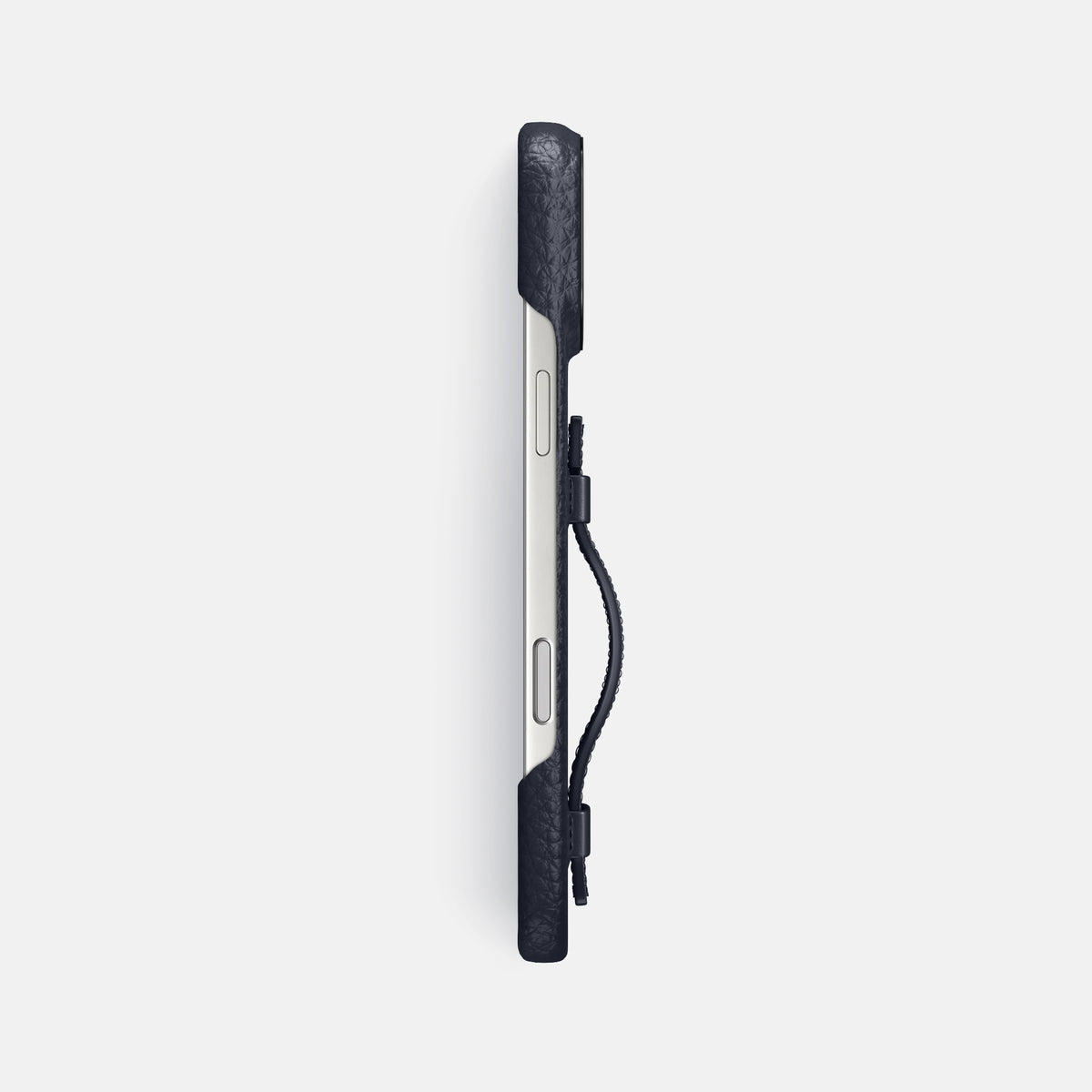 Handle Case For iPhone 17 Pro Max In Calf -3 | Marine-Black