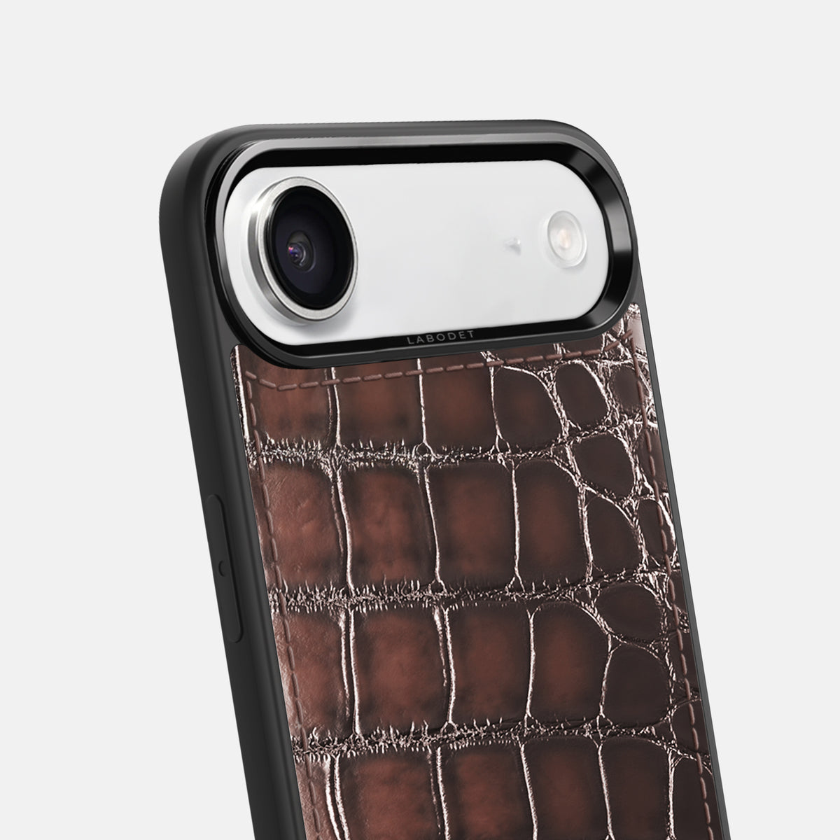 Sport Case For iPhone 17 Air In Patina Alligator -6 | Havana-Brown