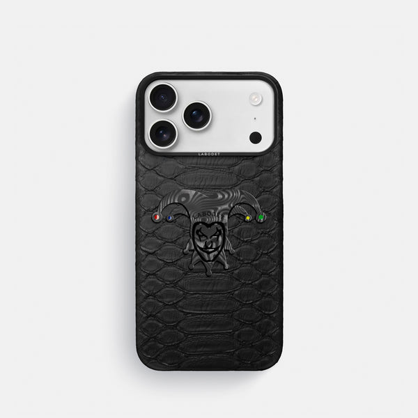 Classic Case With Carbon Joker For iPhone 17 Pro In Python