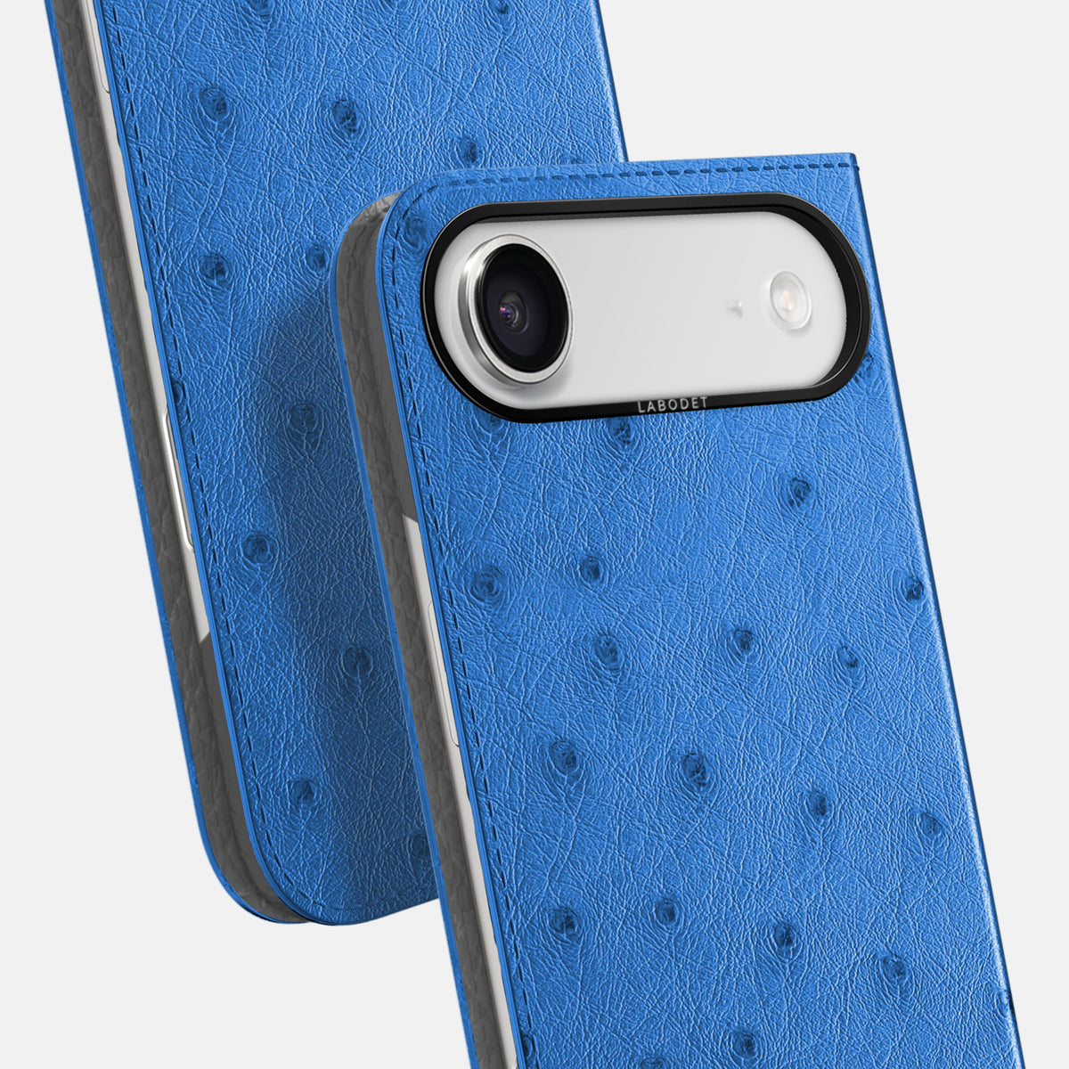 Folio Case For iPhone 17 Air In Ostrich -5 | Royal-Blue-Black