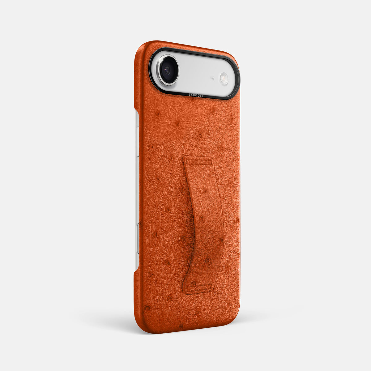 Finger Case For iPhone 17 Air In Ostrich -2 | Orange-Black