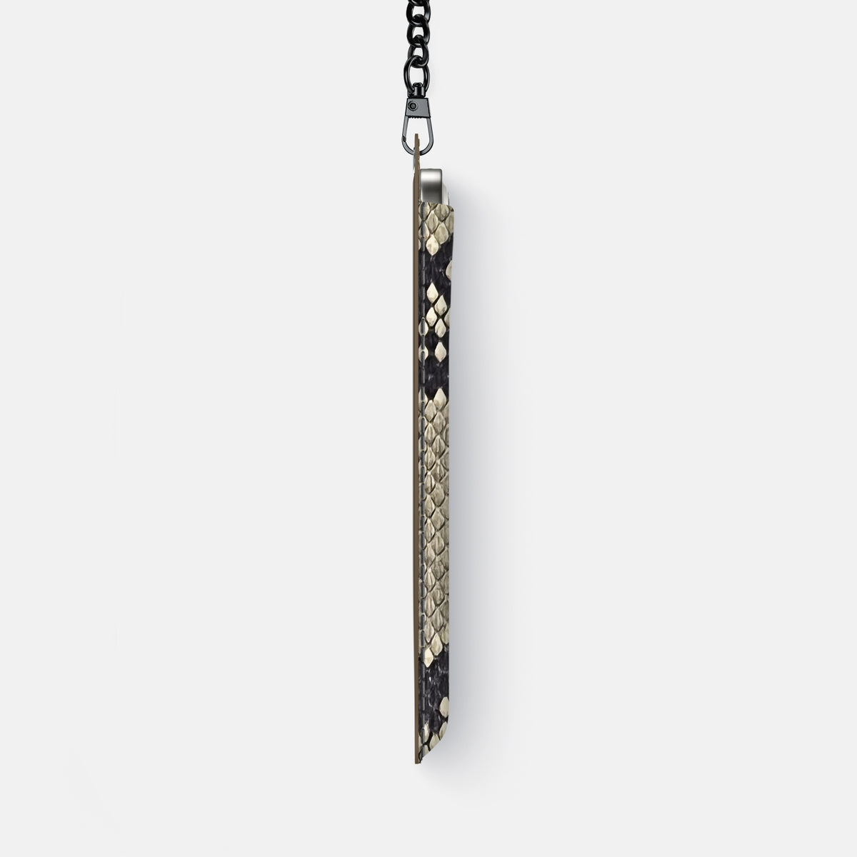 Crossbody Bag For iPhone 17 Air In Deluxe Python -4 | Savannah-Black