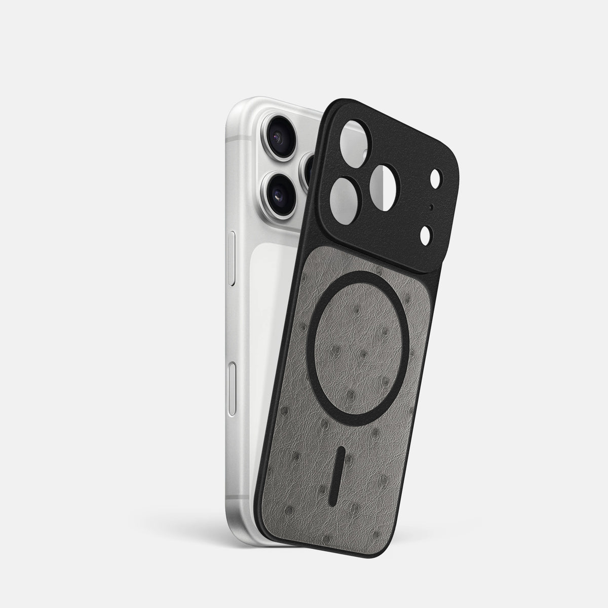 MagSafe Mask For iPhone 17 Pro In Ostrich -1 | Grey