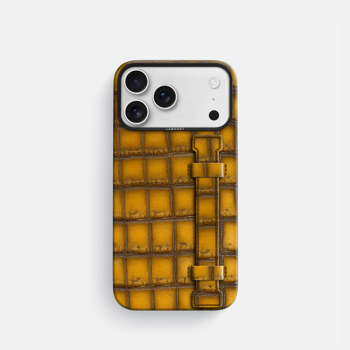 Handle Case For iPhone 17 Pro In Patina Alligator -1 | Sydney-Black
