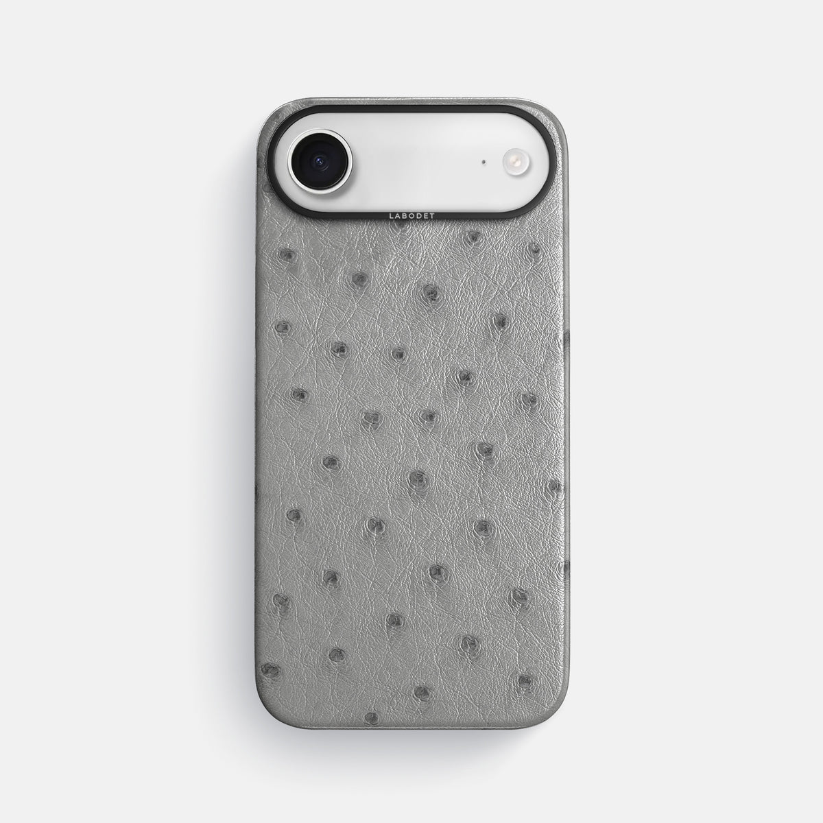 Classic Case For iPhone 17 Air In Ostrich -1 | Silver-Black