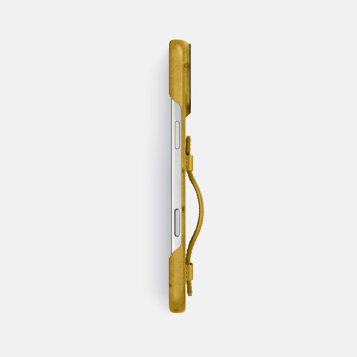 Handle Case For iPhone 17 Pro Max In Ostrich -3 | Gold-Black