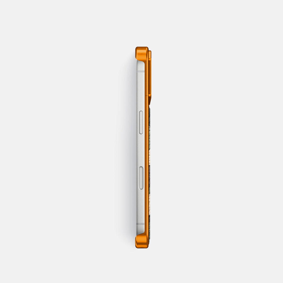 Metal Case For iPhone 17 Pro In Calf -3 | Camouflage-Orange