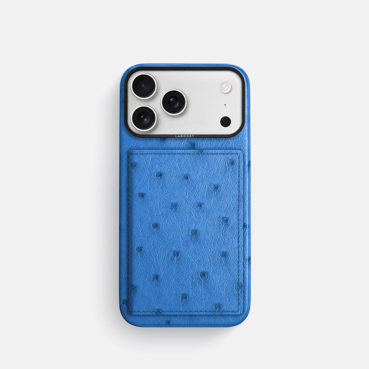 Bi-Fold Case For iPhone 18 Pro In Ostrich -1 | Royal-Blue-Black