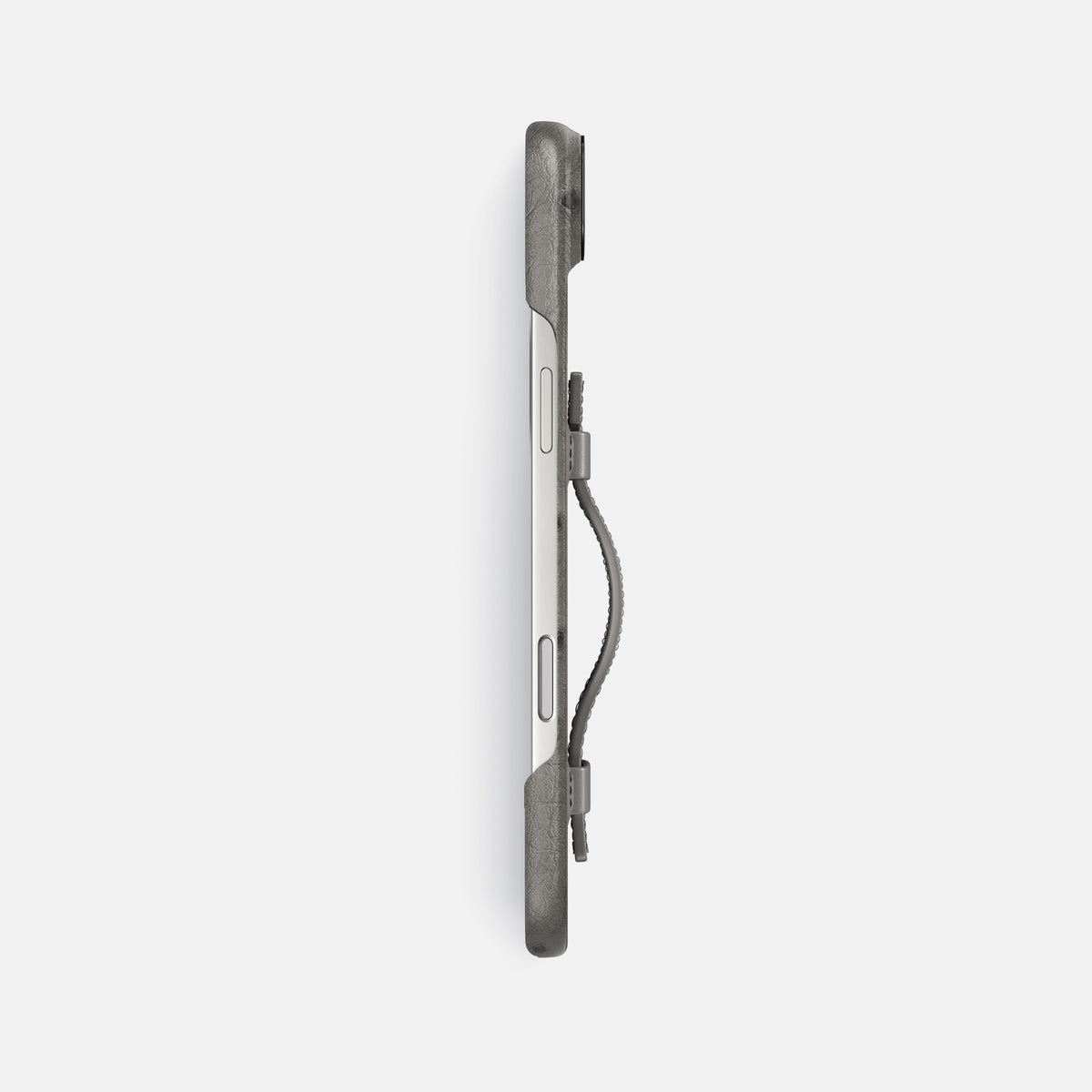 Handle Case For iPhone 17 Air In Ostrich -3 | Grey-Black