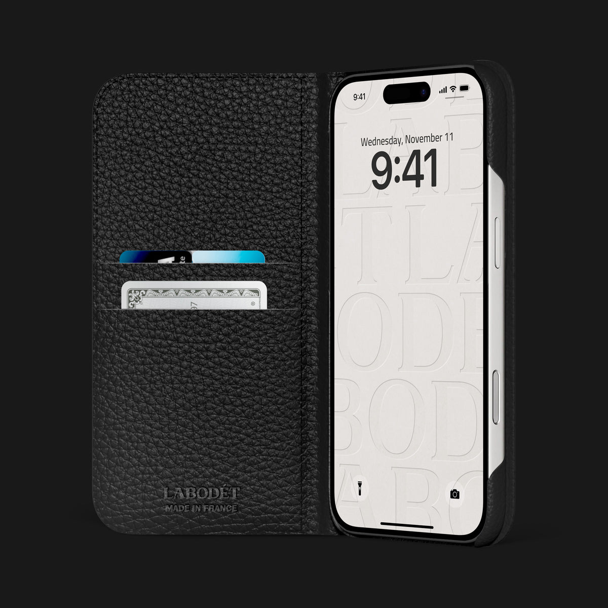 Folio Case Edition Black For iPhone 17 Air In Alligator -2 | Edition-Black-Steel
