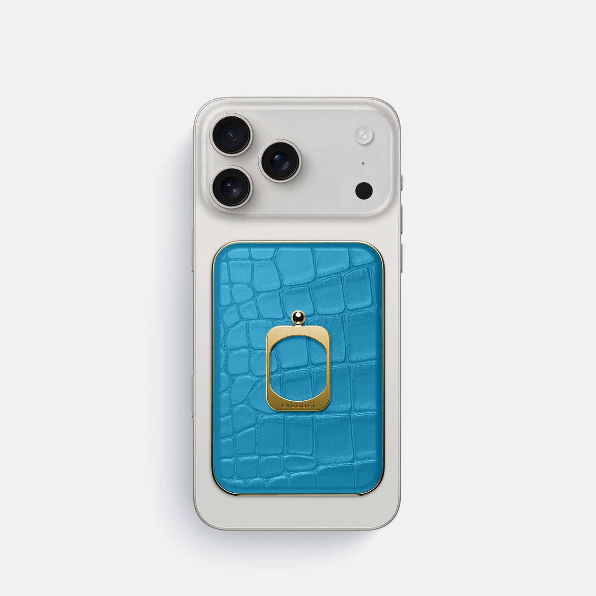 MagSafe Ring For iPhone 17 Pro In Alligator -1 | Curaçao-Blue-Gold