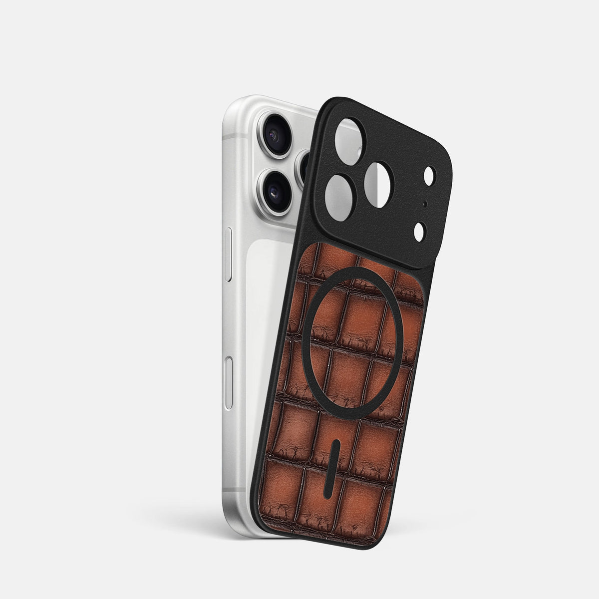 MagSafe Mask For iPhone 18 Pro In Patina Alligator -1 | Baobab