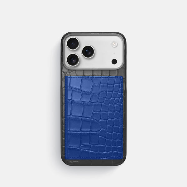 Bi-Fold Case Coloré For iPhone 17 Pro In Alligator