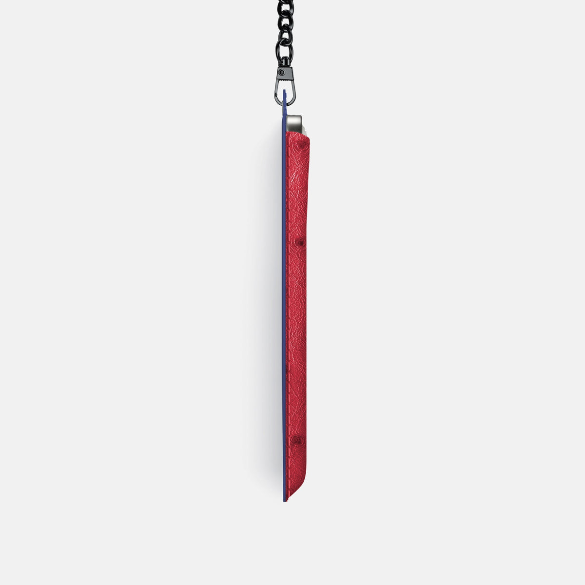 Crossbody Bag For iPhone 18 Pro In Ostrich -4 | Red-Black