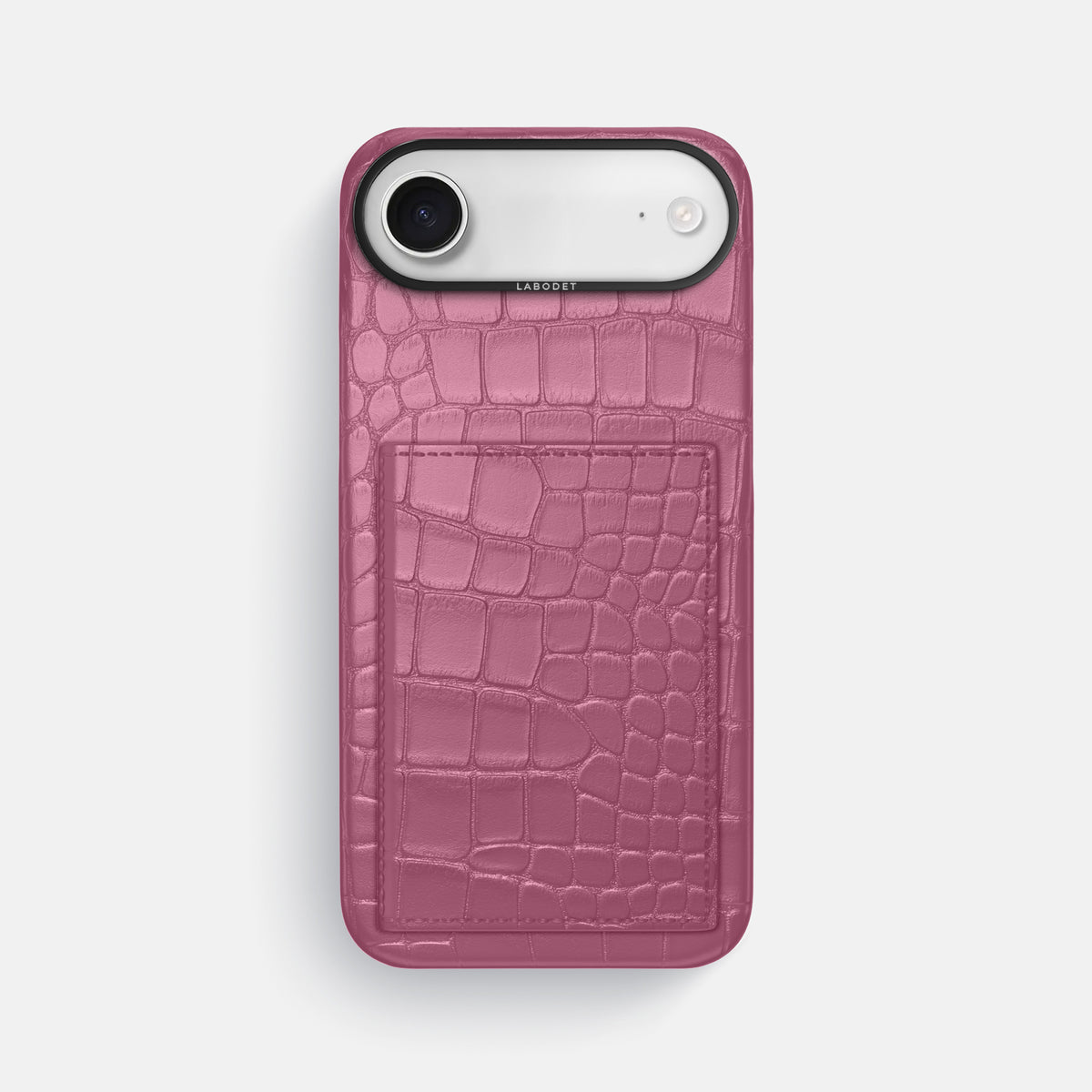 Bi-Fold Case For iPhone 17 Air In Alligator -1 | Pink-Lagoon-Black