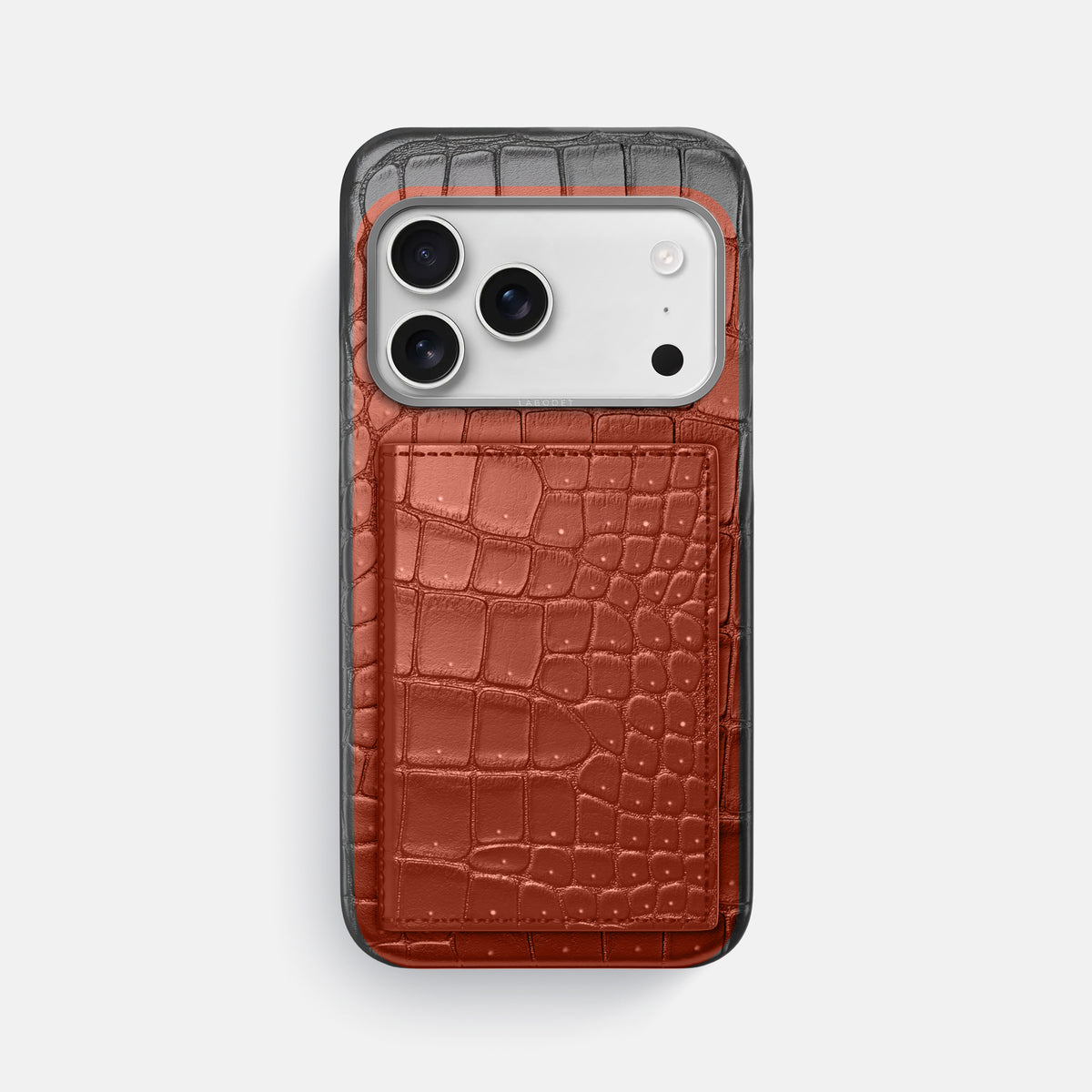 Bi-Fold Case For iPhone 17 Pro In Porosus Crocodile -1 | Nuts-Steel