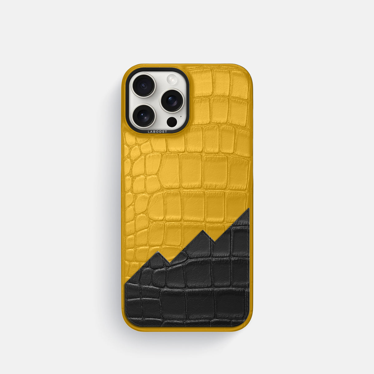Classic Case With UpOnly For iPhone 16 Pro In Alligator -1 | Yellow-Black