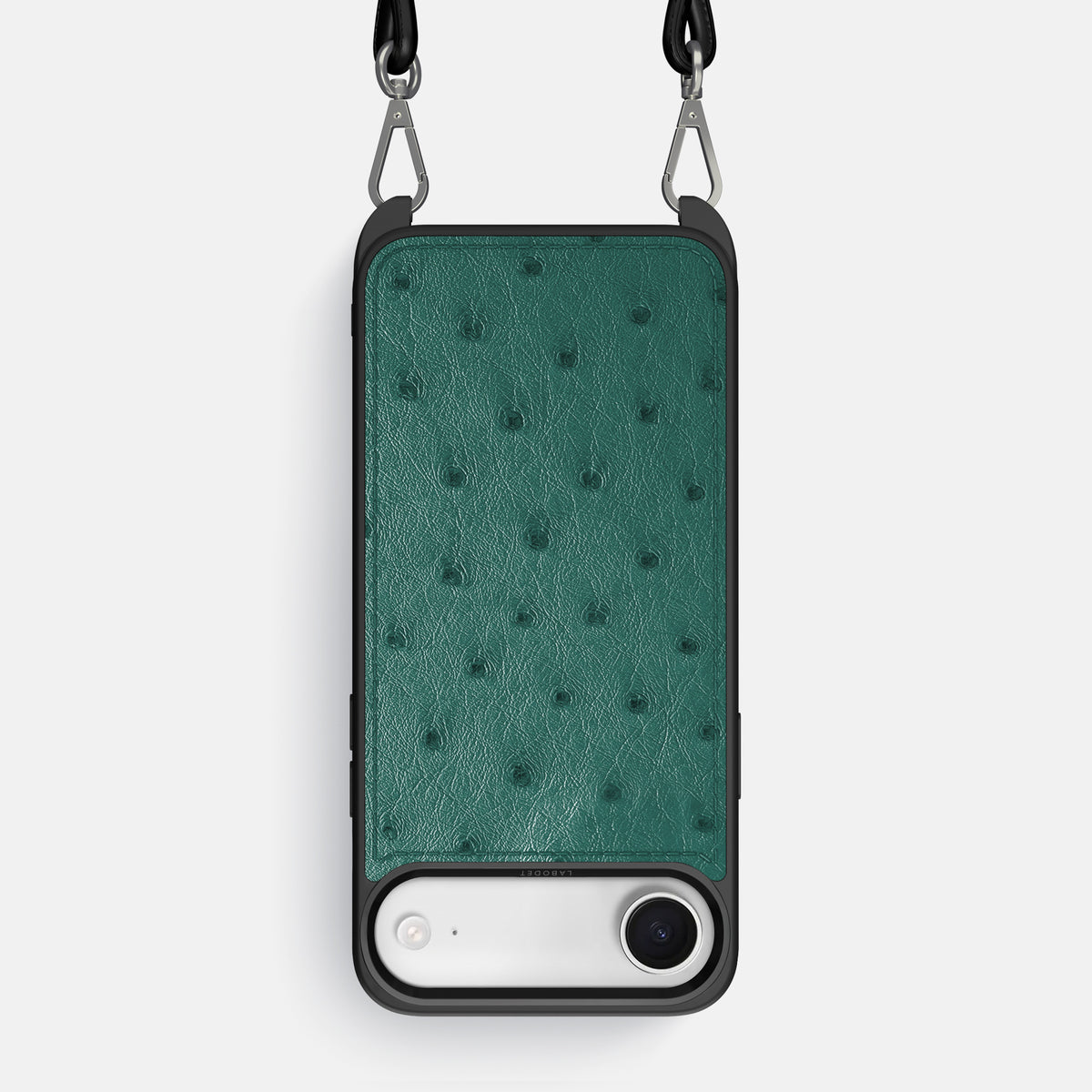 Crossbody Sport Case For iPhone 17 Air In Ostrich -1 | Forest-Green