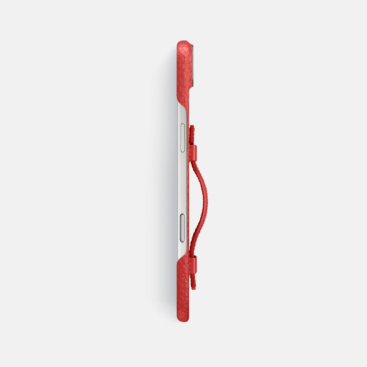Handle Case For iPhone 17 Air In Calf -3 | Red-Steel