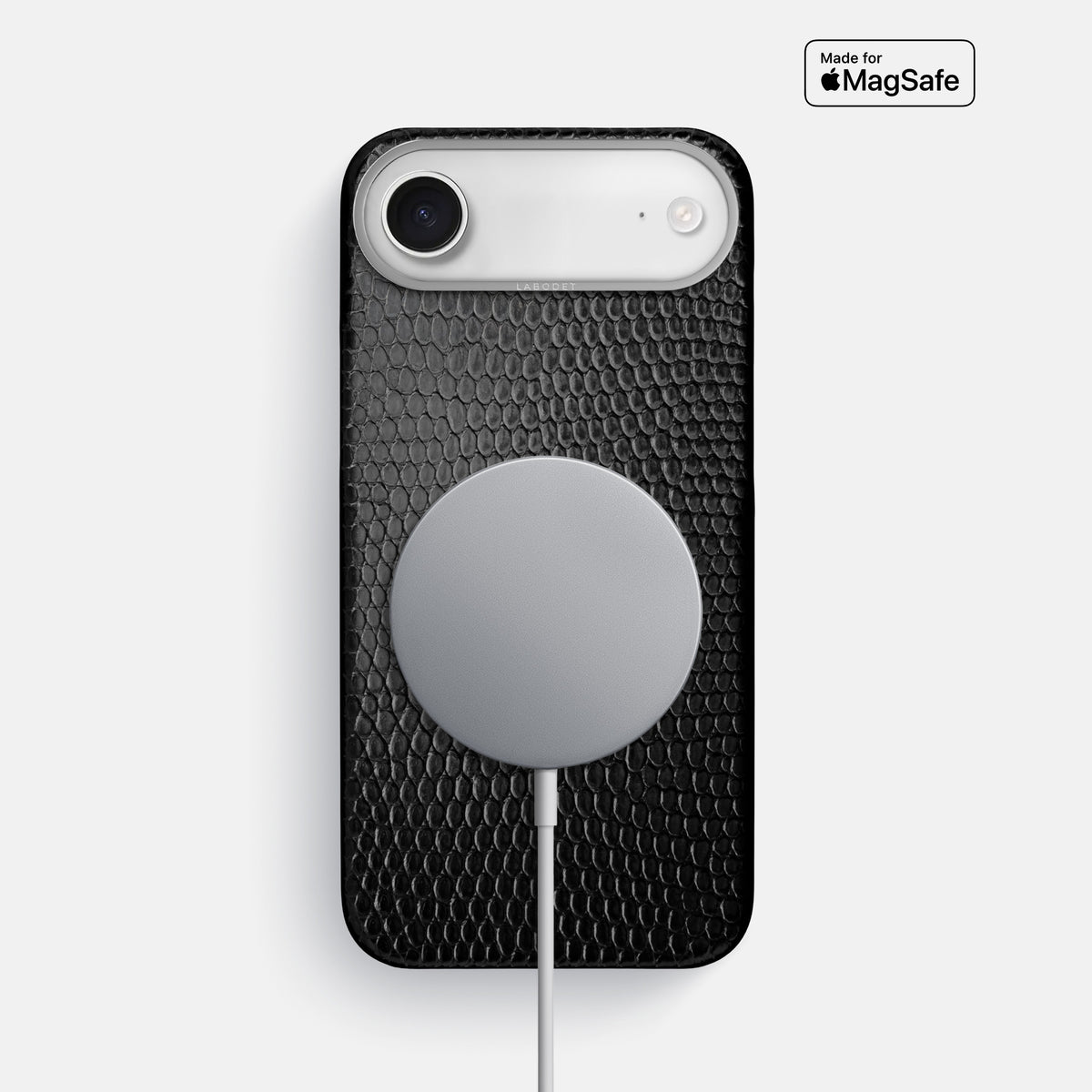 Classic Case For iPhone 17 Air In Lizard -5 | Black-Steel