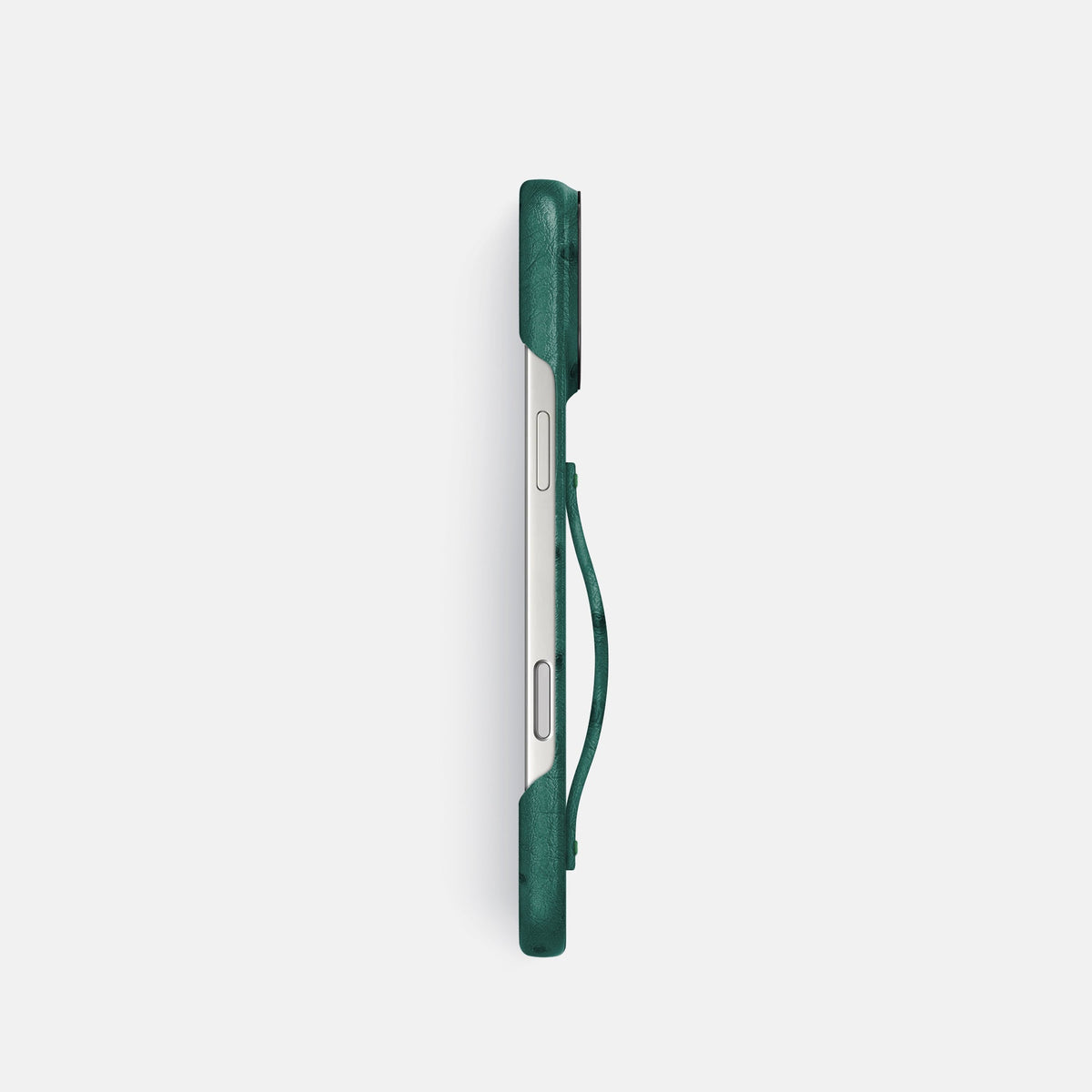 Finger Case For iPhone 18 Pro In Ostrich -3 | Forest-Green-Black