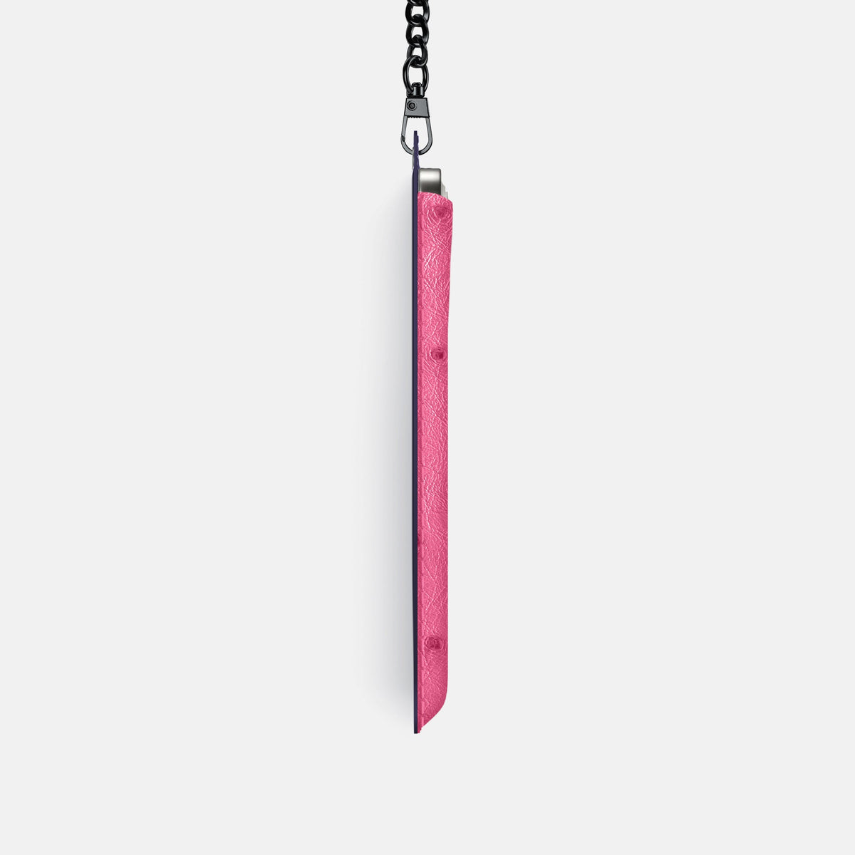 Crossbody Bag For iPhone 18 Pro In Ostrich -4 | Pink-Black