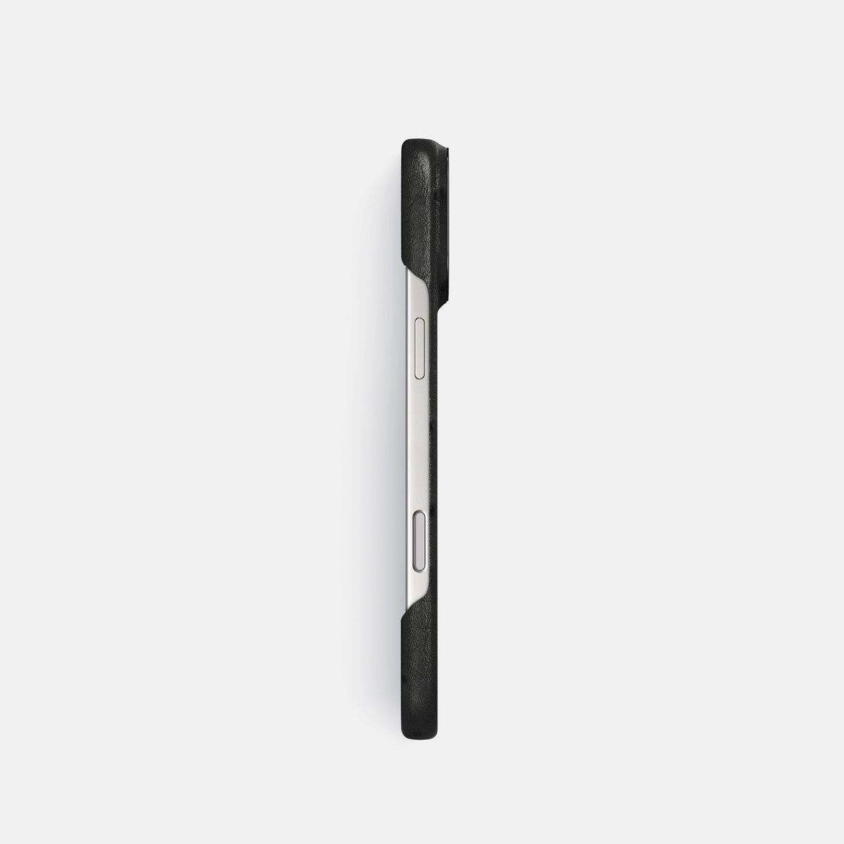 Classic Case For iPhone 18 Pro In Ostrich -3 | Black-Black
