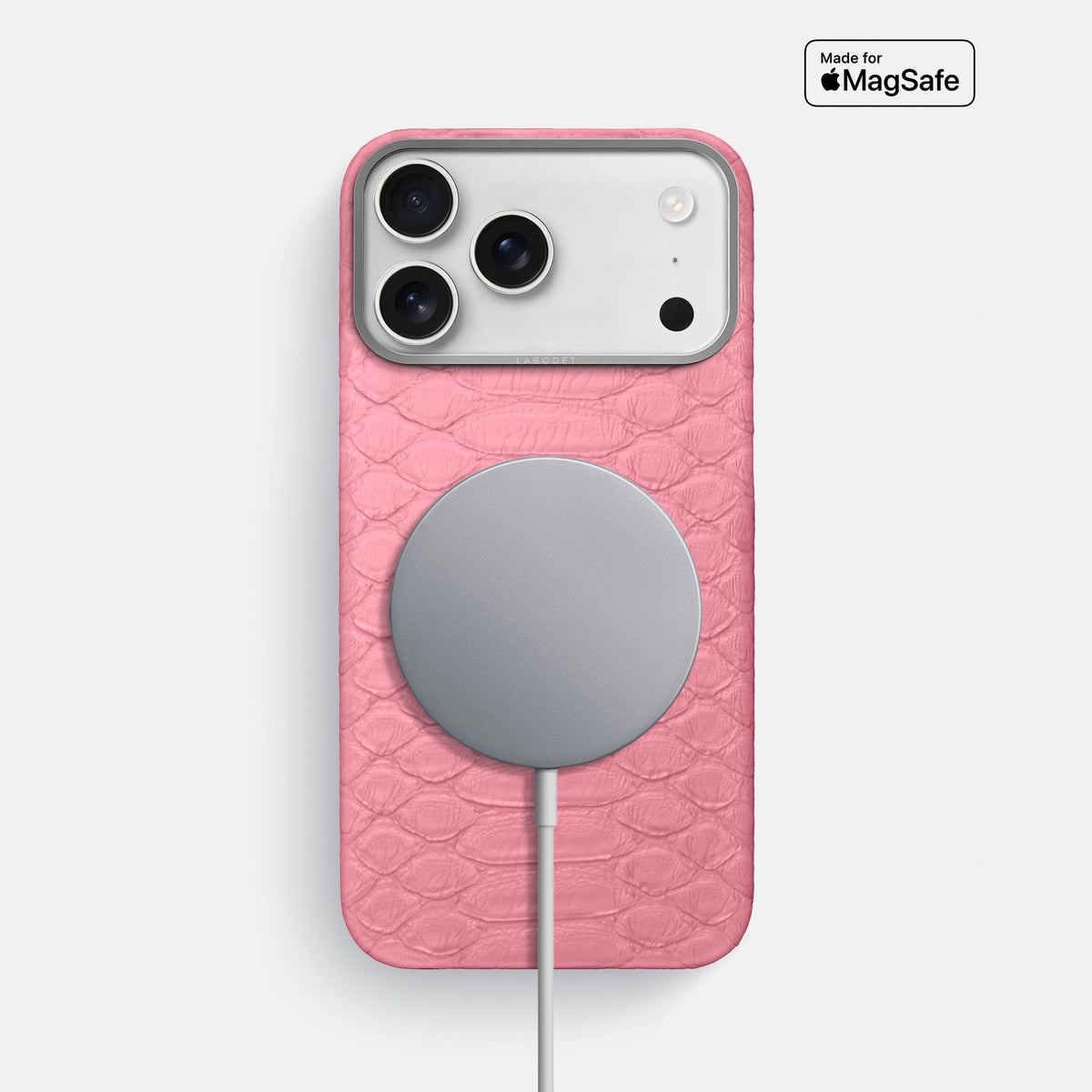 Classic Case For iPhone 18 Pro Max In Python -5 | Pink-Steel