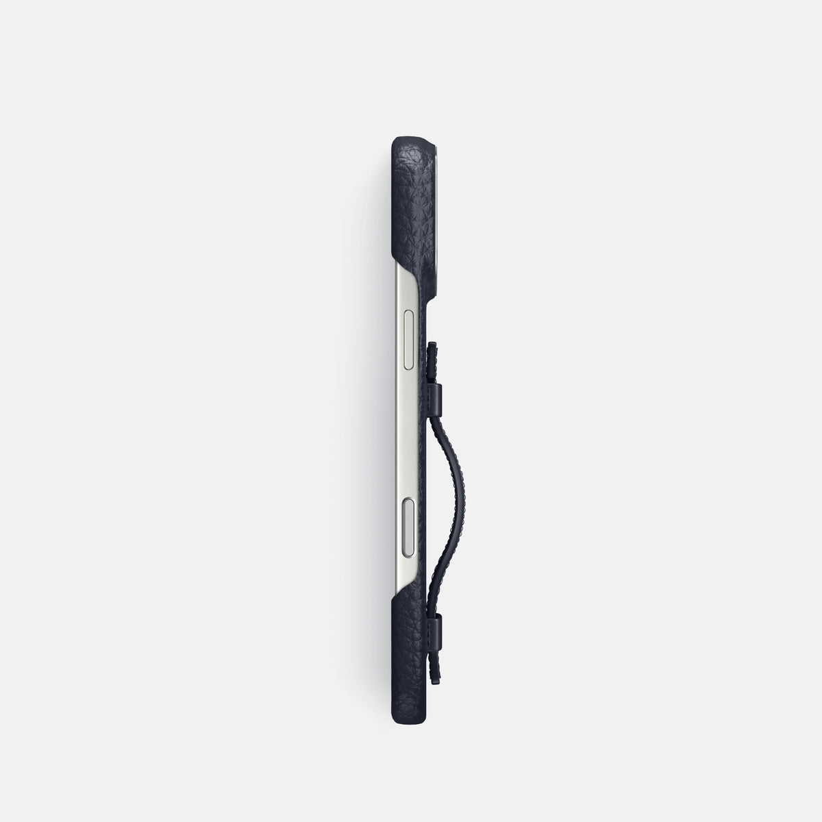 Handle Case For iPhone 17 Pro In Calf -3 | Marine-Steel