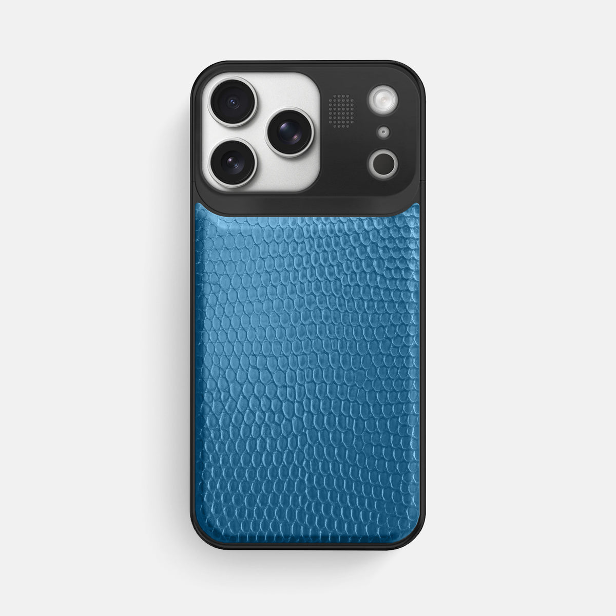 Metal Case For iPhone 17 Pro Max In Lizard -1 | Blue-Black