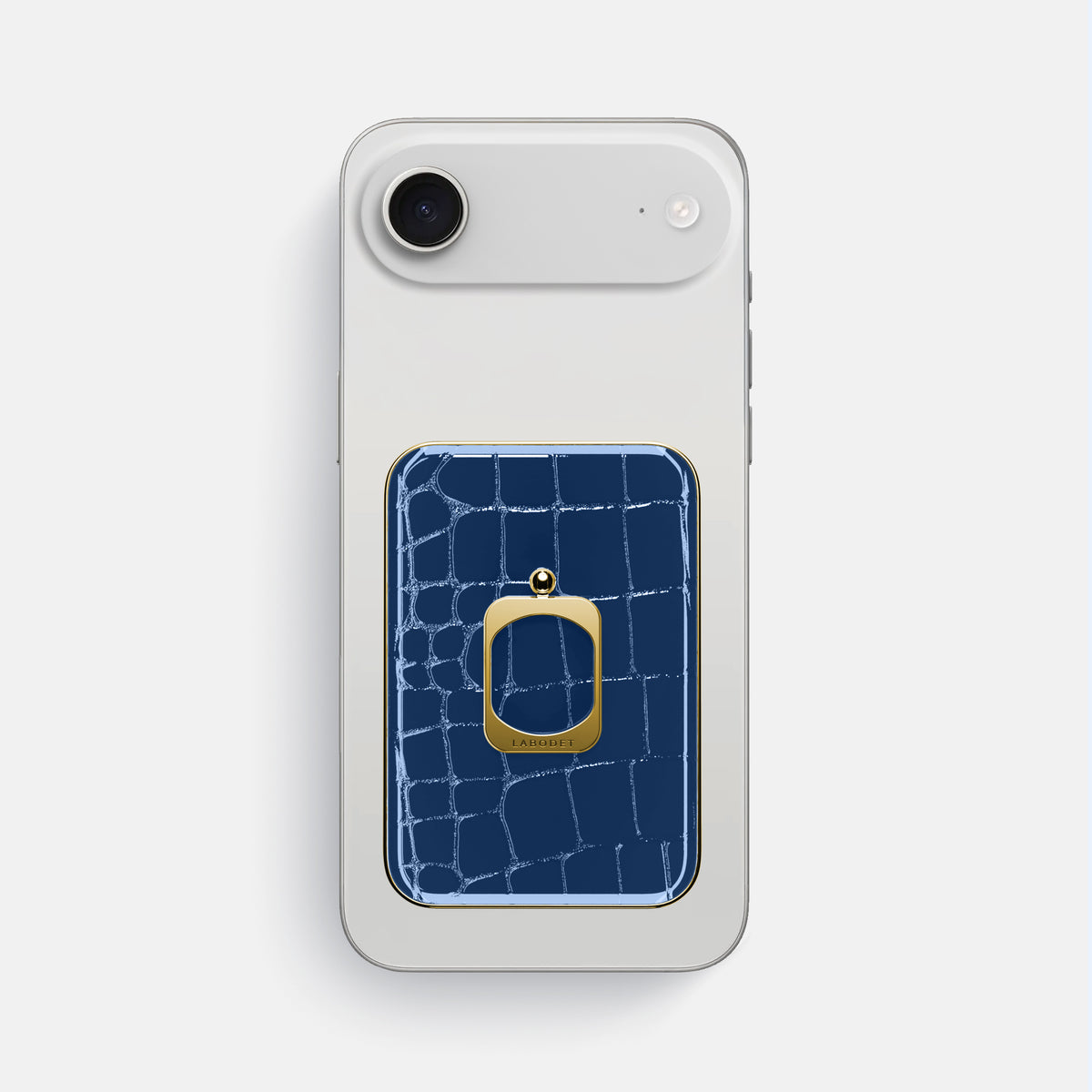 MagSafe Ring For iPhone 17 Air In Shiny Alligator -2 | Mediterranean-Gold