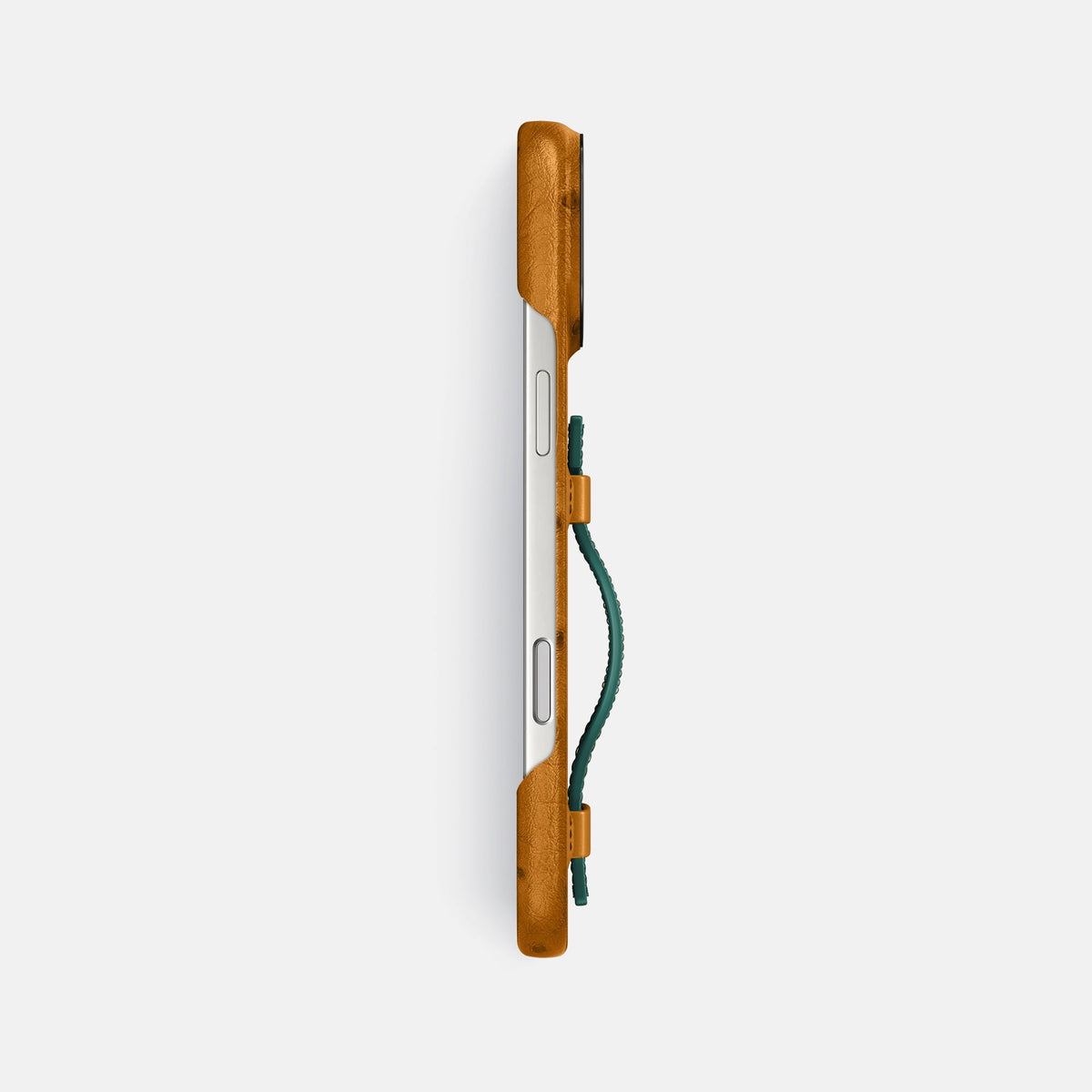 Handle Case Coloré For iPhone 18 Pro Max In Ostrich -3 | Chestnut-Black
