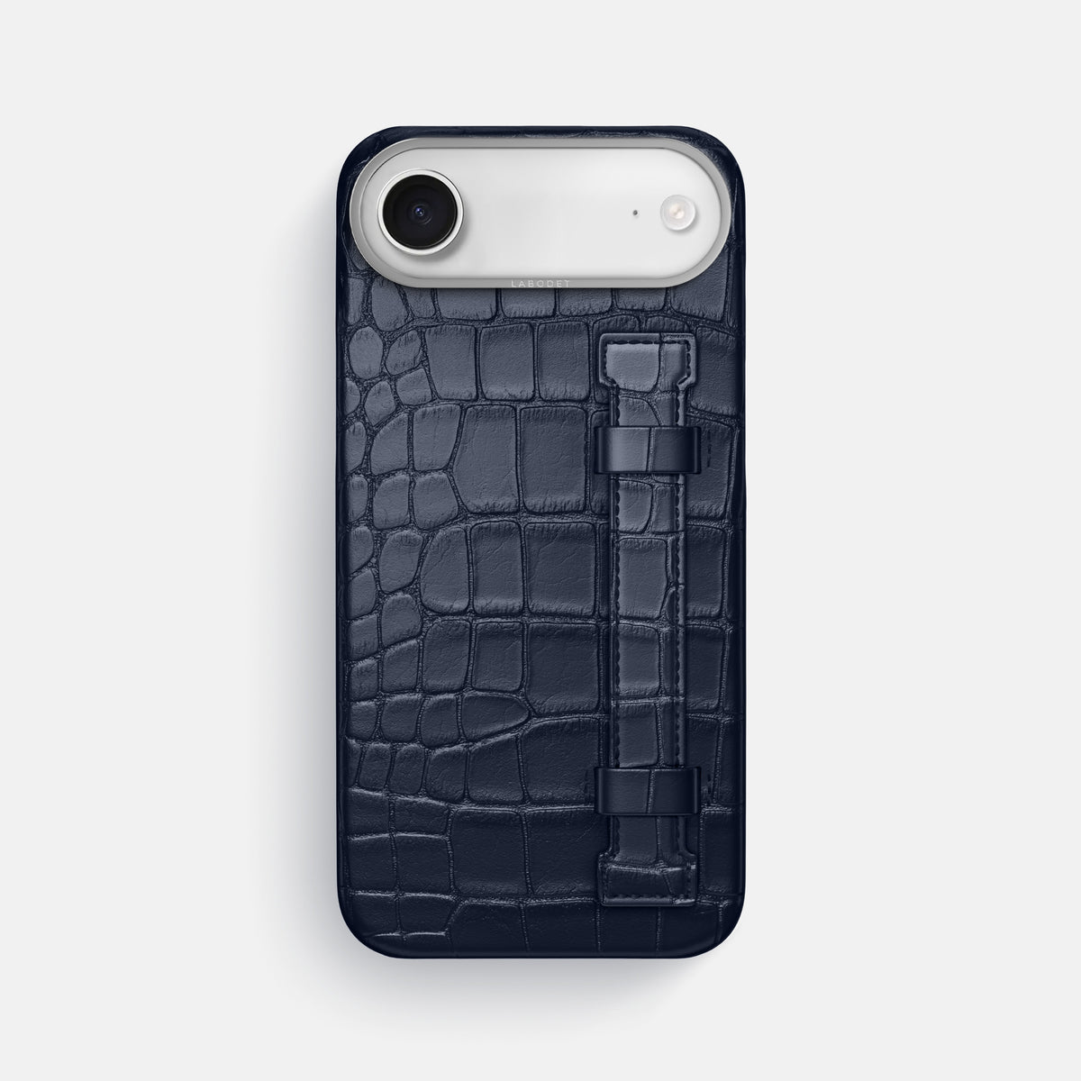 Handle Case For iPhone 17 Air In Alligator -1 | Navy-Blue-Steel