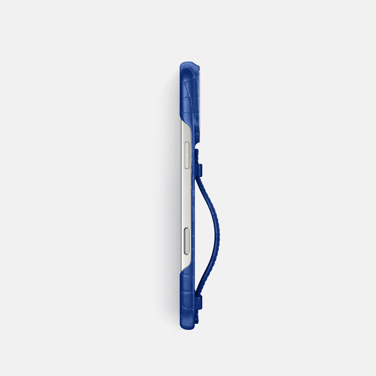 Center Handle For iPhone 18 Pro In Alligator -3 | Royal-Blue-Steel