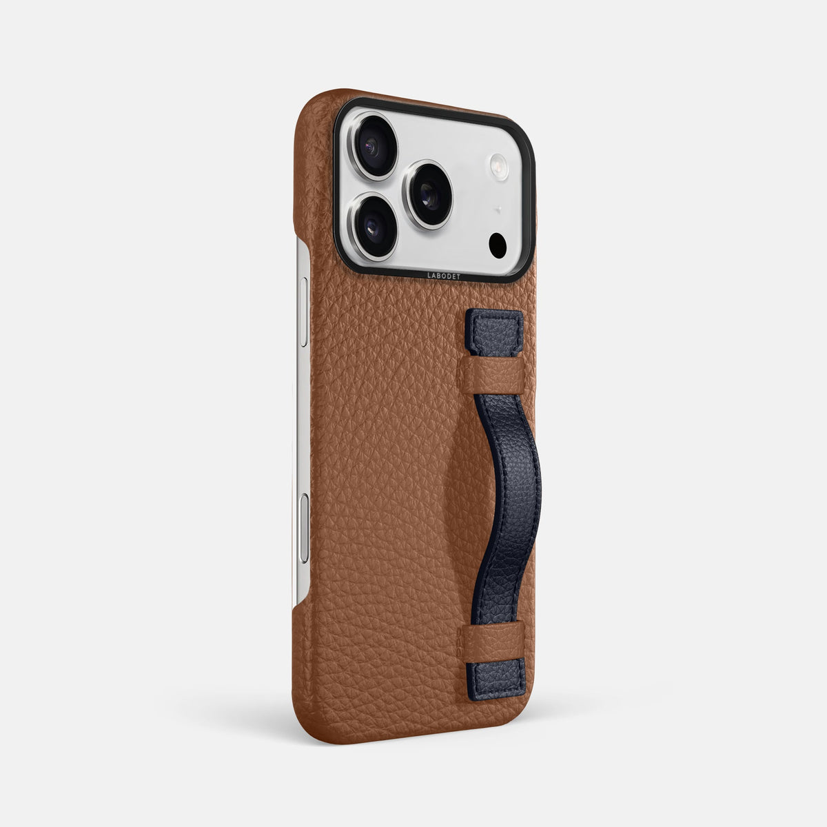 Handle Case Coloré For iPhone 18 Pro Max In Calf -2 | Caramel-Black